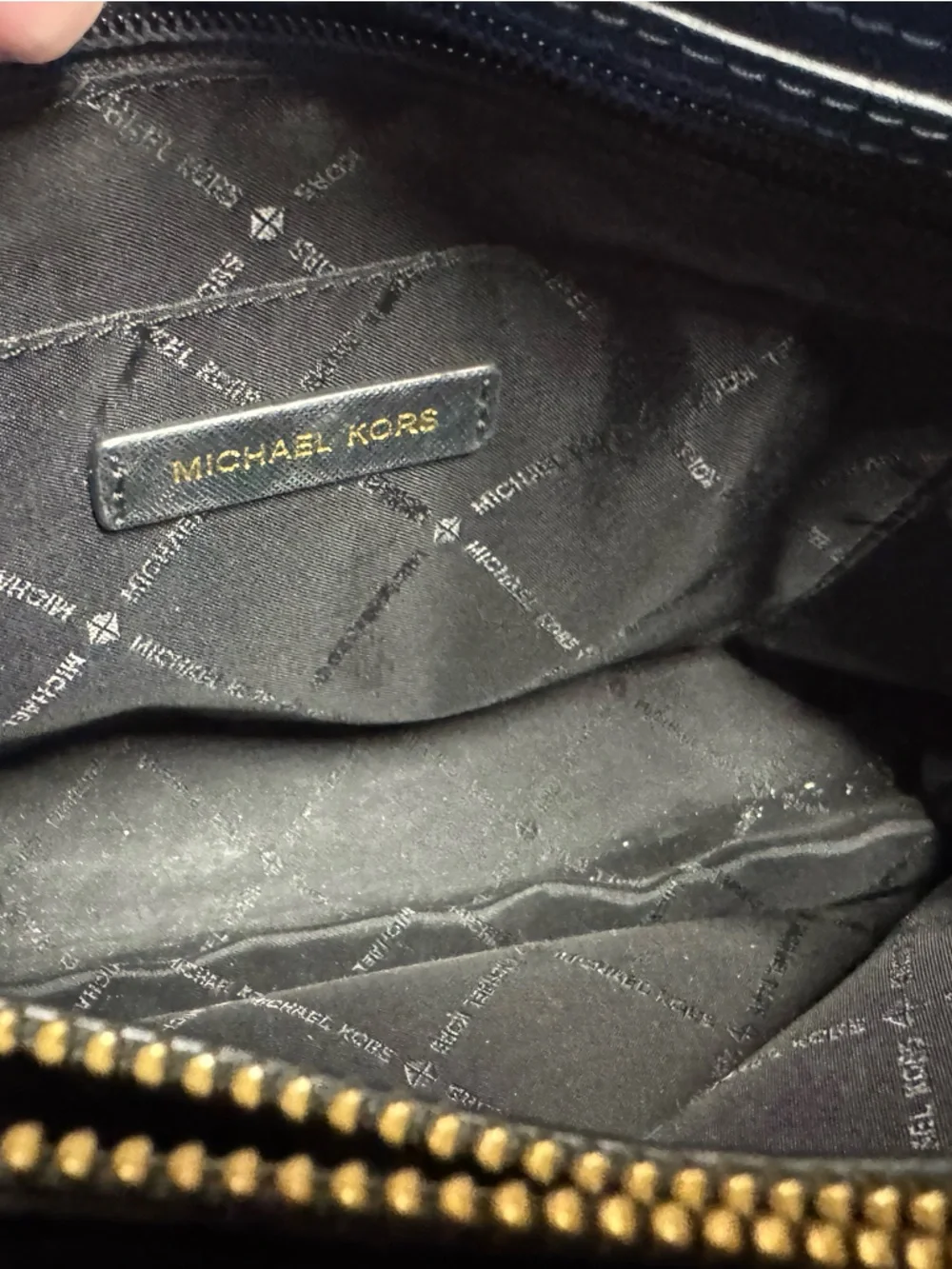 EUC Michael Kora Sofia Large Saffiano Leather Satchel